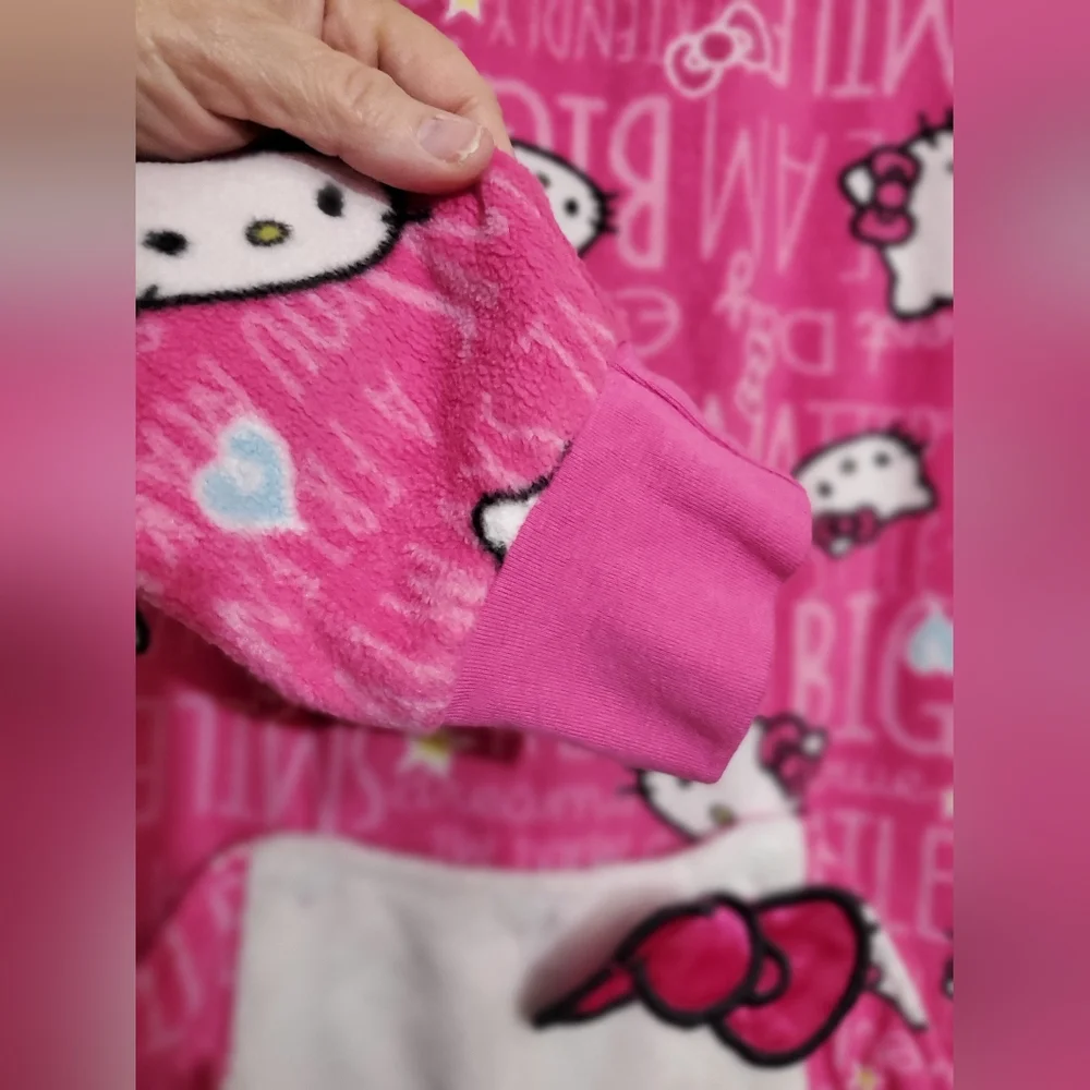 Hello Kitty Pink Pajama Onesie womans XL EUC - Picture 11 of 12